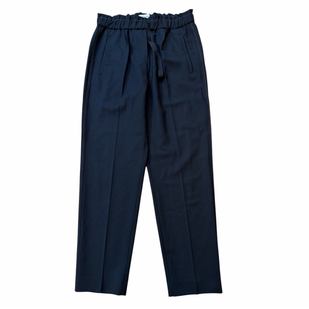 Reiss Black Drawstring Joggers